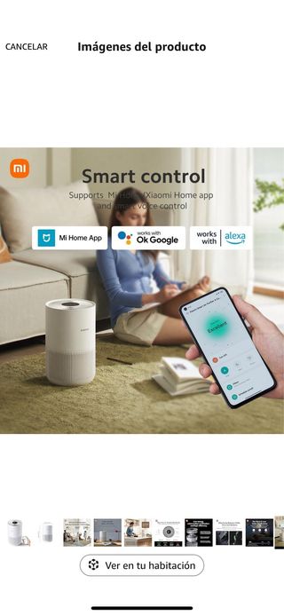 Purificador Xiaomi Mi Air 4 Compact en su caja