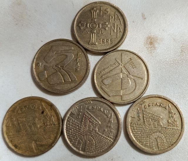 Monedas 5 pesetas España