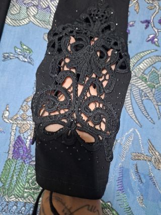 Mallas negras con detalles