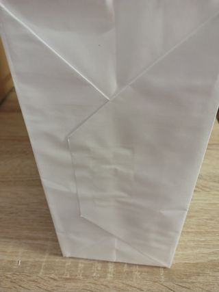 Bolsa papel Kraft blanca