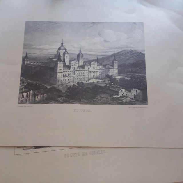 Láminas antiguas Madrid