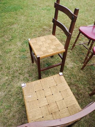 5 sillas comedor vintage se pueden vender sueltas