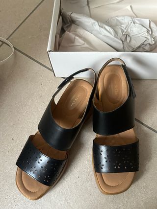 Sandali Neri con Plateau