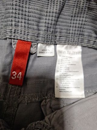 Minifalda gris a cuadros