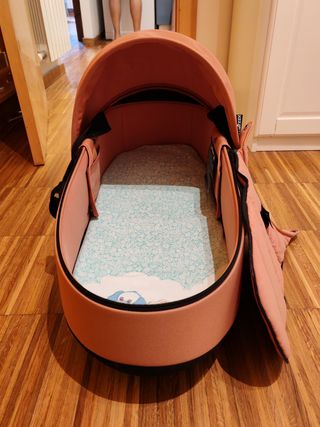 Capazo Babyzen YOYO2 Salmón como nuevo