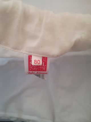 Cancán fallera blanco - Talla 80