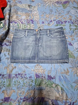 Minifalda vaquera azul
