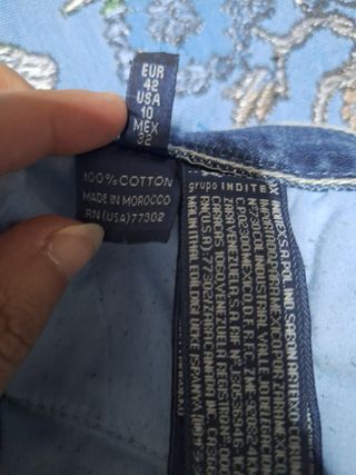 Minifalda vaquera azul