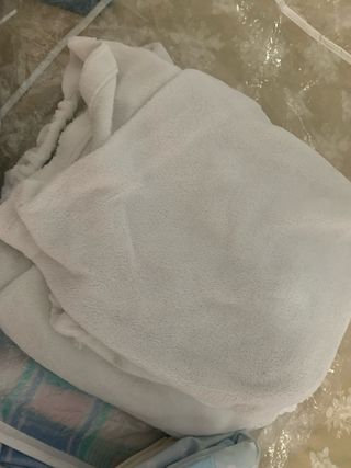 Cuna bebé con colchón aloe vera, sabanas y funda