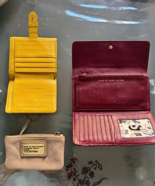 Marc Jacobs 3 carteras piel Billetera Tarjetero Mo
