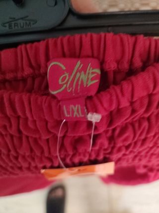 Pantalón Harem Rojo Coline - Talla única