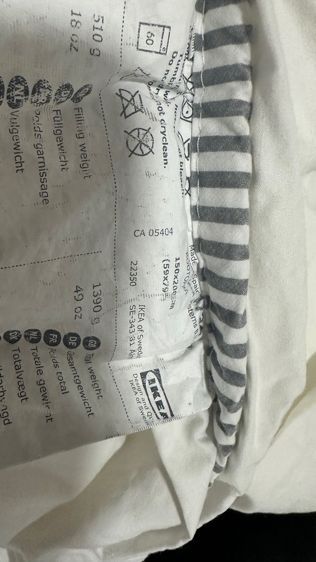 Nórdico IKEA RÖDTOPPA blanco-gris