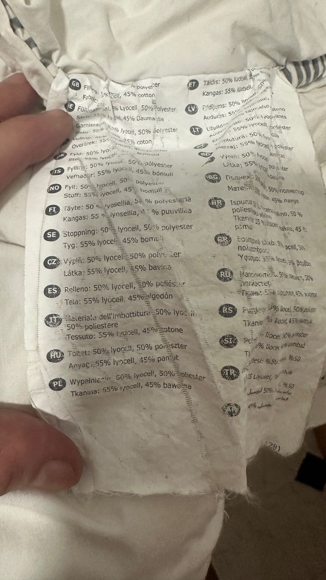 Nórdico IKEA RÖDTOPPA blanco-gris