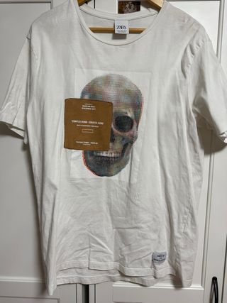 Camiseta Zara Calavera M