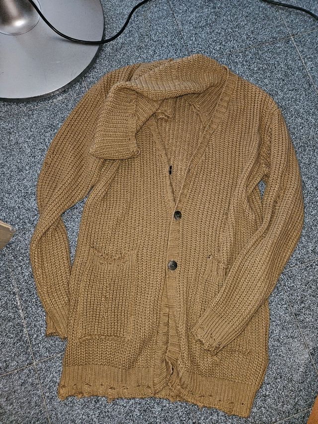 Blazer Cardigan Marrone