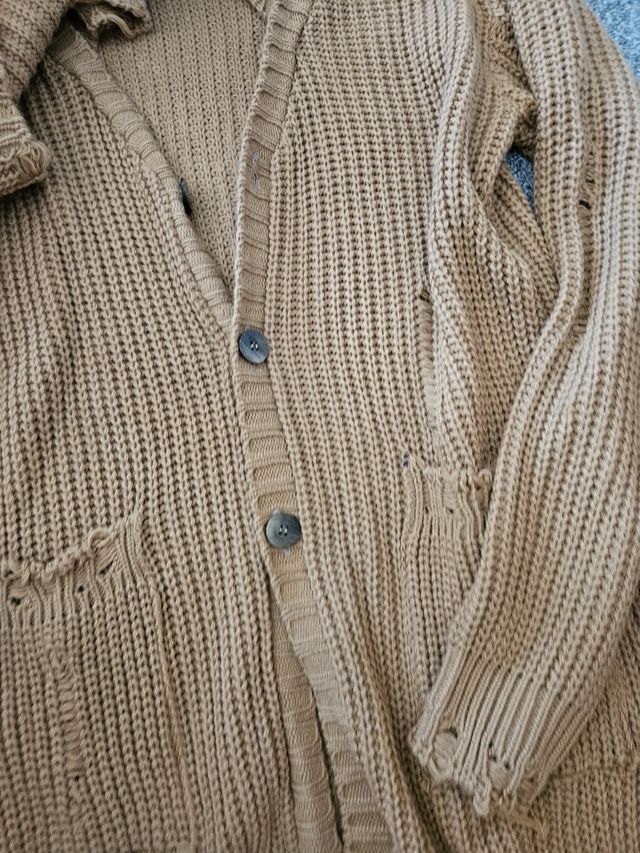 Blazer Cardigan Marrone