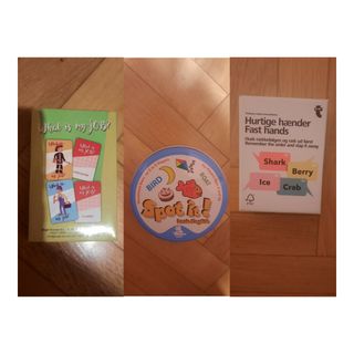 Juegos de mesa inglés: 3 juegos