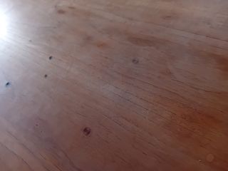 Mesa redonda extensible madera maciza