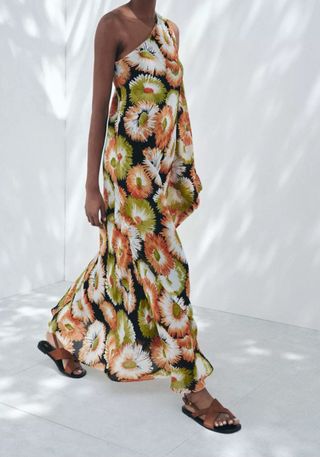 Vestido Zara multicolor - ZW. Talla M/L