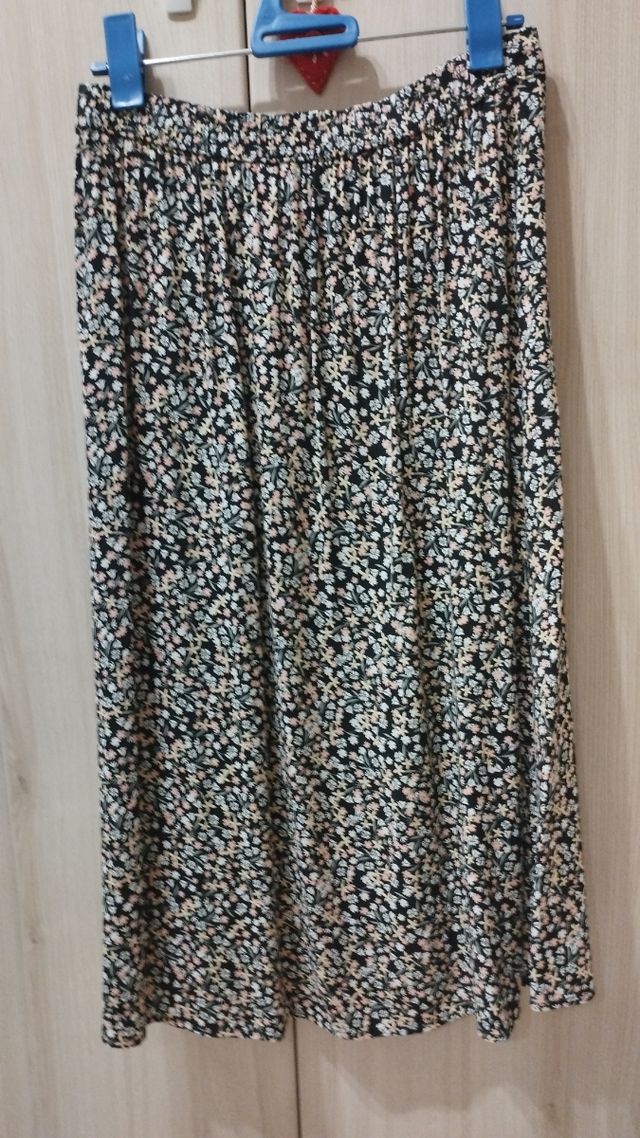 Falda midi B.young estampada S