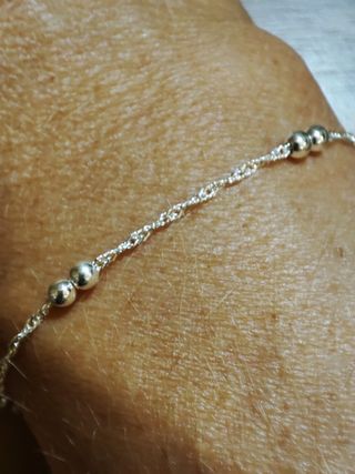 Pulsera plata - Elegante