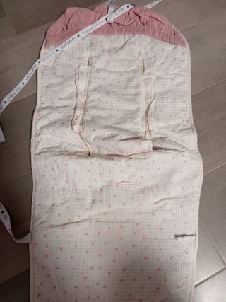 Conjunto de Colchonetas carro bebé rosa y bolso