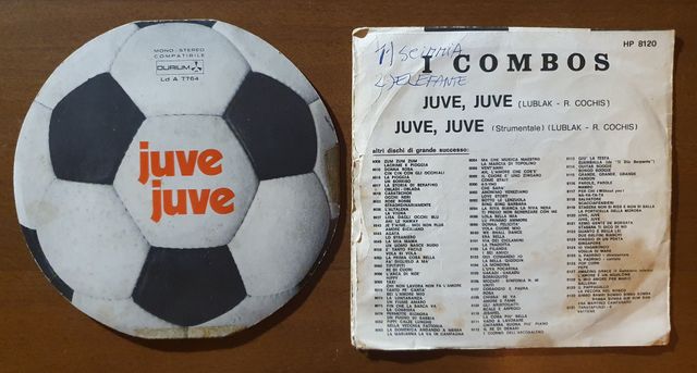 Lotto Stock Blocco 2 x 7" 45 giri Inni Juventus