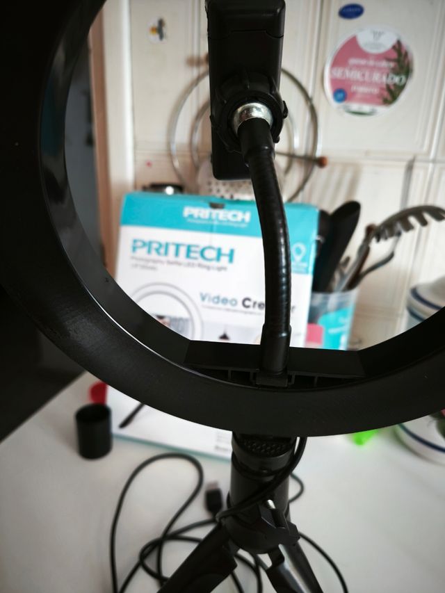 Anillo LED Selfie PRITECH 8"