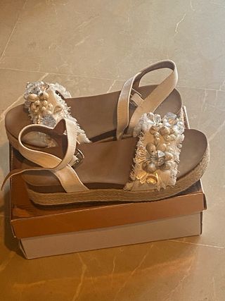 sandalias abalorios nuevas