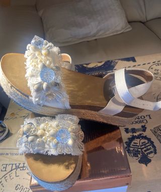 sandalias abalorios nuevas