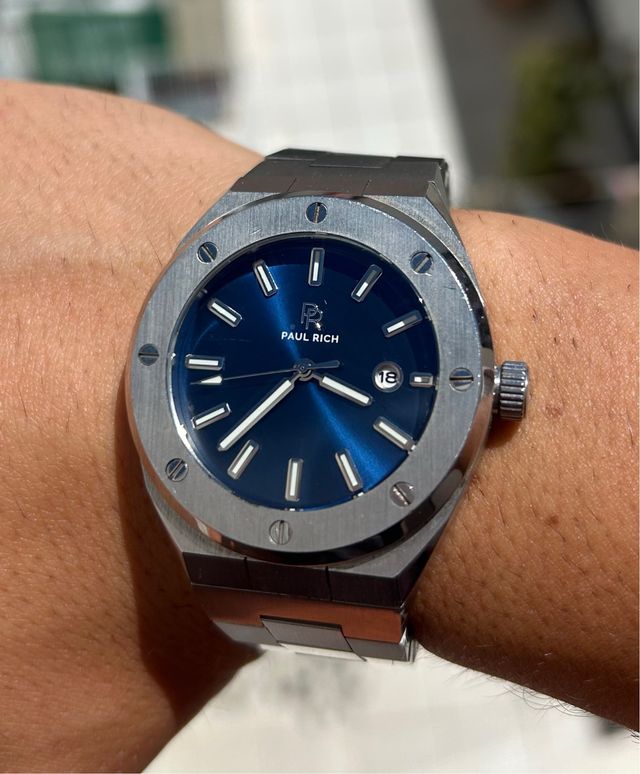 Reloj Paul Rich azul - acero