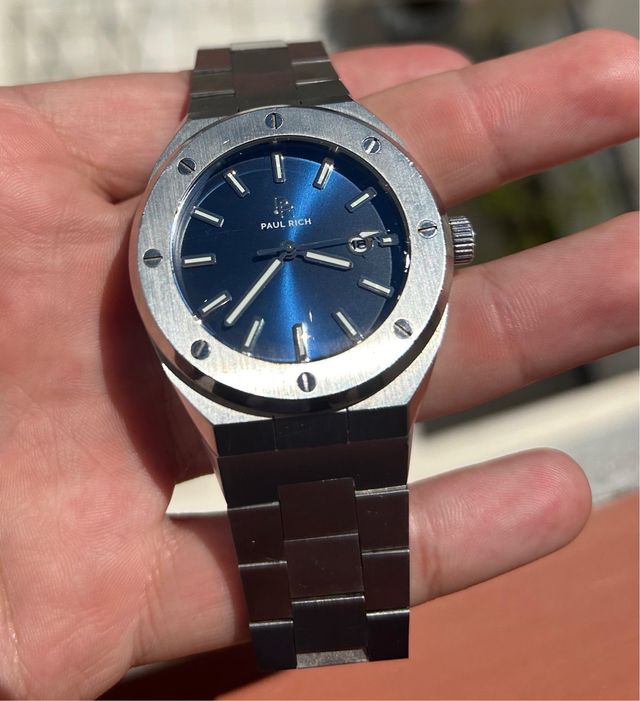 Reloj Paul Rich azul - acero