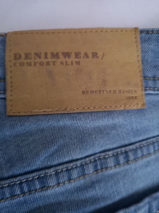 Calças ganga Lefties azuis 38