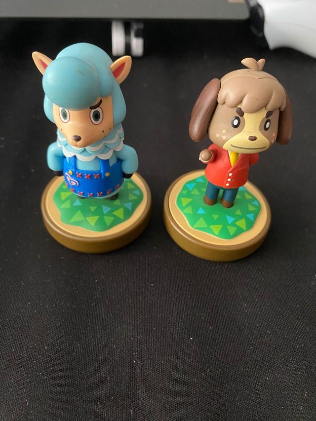 Amiibos - Al y Candrés (Animal Crossing).