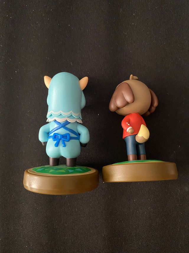 Amiibos - Al y Candrés (Animal Crossing).