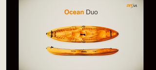 Kayak doble y todos sus accesorios