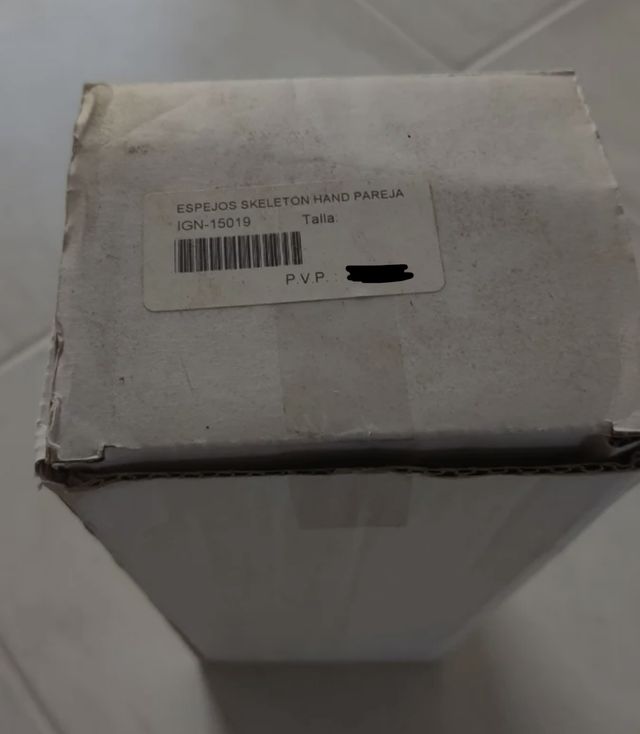 Retrovisores calavera moto custom SKELETON