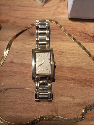 Reloj pulsera mujer dorado y plateado