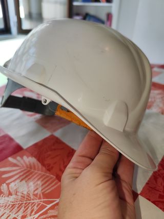 Casco Venitex obra blanco