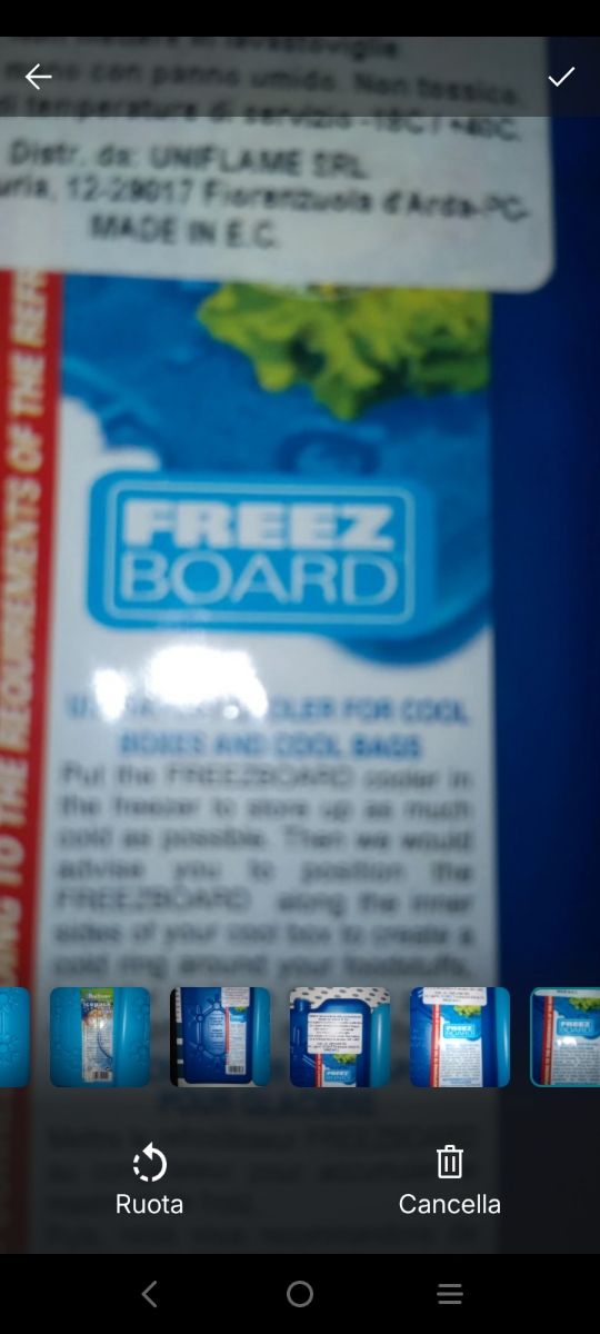 Nuovi  panetti efrigersnti