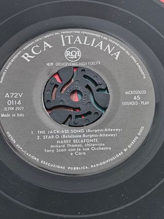 LP Vinile Harry Belafonte Calypso