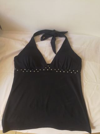 Bañador Tankini Azul, naranja - Talla 40/42