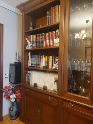 Librería madera maciza