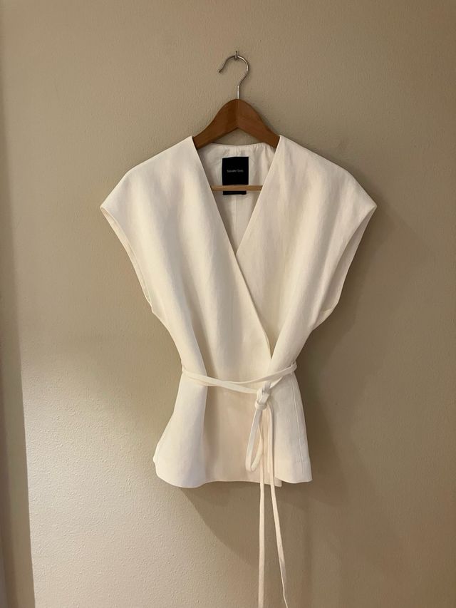 Conjunto Kimono Massimo Dutti crudo