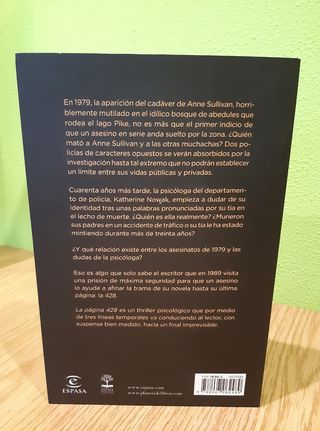 Novela negra La página 428-Javier Muñoz Villén