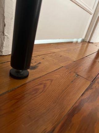 Mesa cristal ikea - patas negras