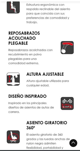 Silla Gaming Balance Racing - Azul Nuevo