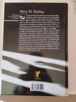 Novelas de suspense y terror: Frankenstein (Spa...