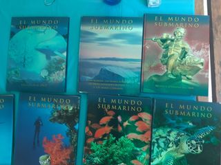 Colección de libros y dvd del mundo submarino