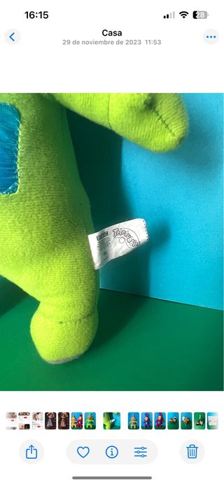 4 Peluches Teletubbies